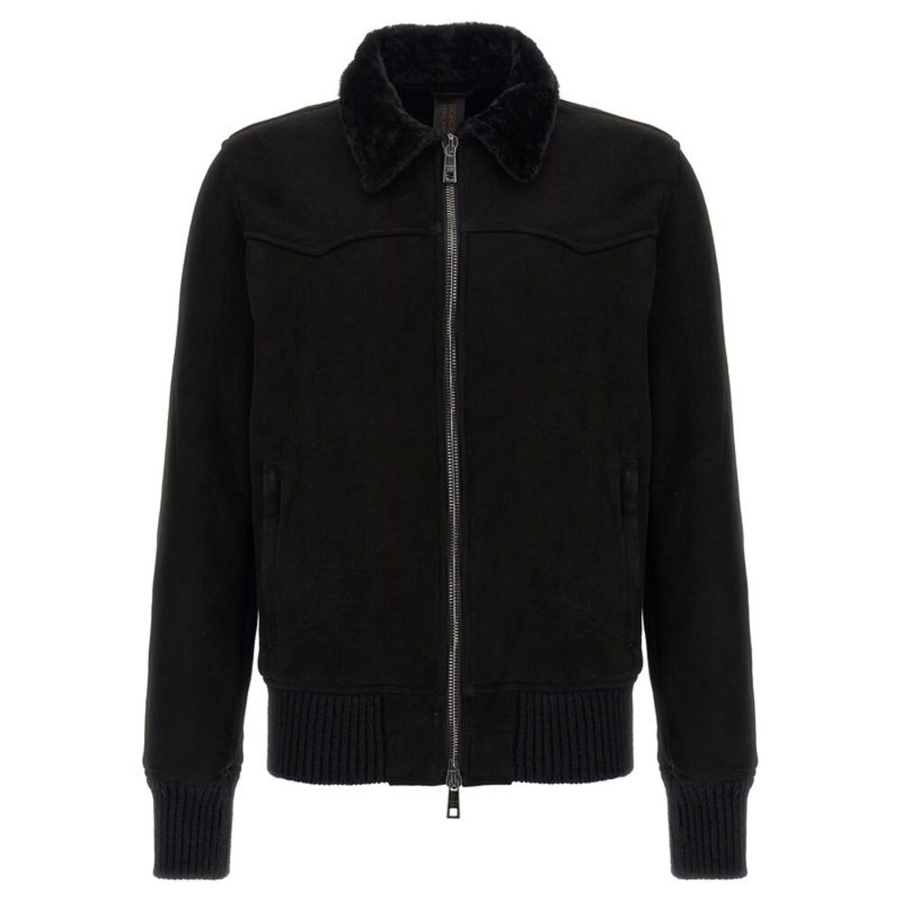 Giorgio Brato Men Sheepskin Bomber Jacket